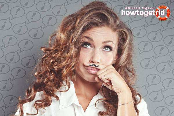 Comment se débarrasser d'une moustache pour une fille