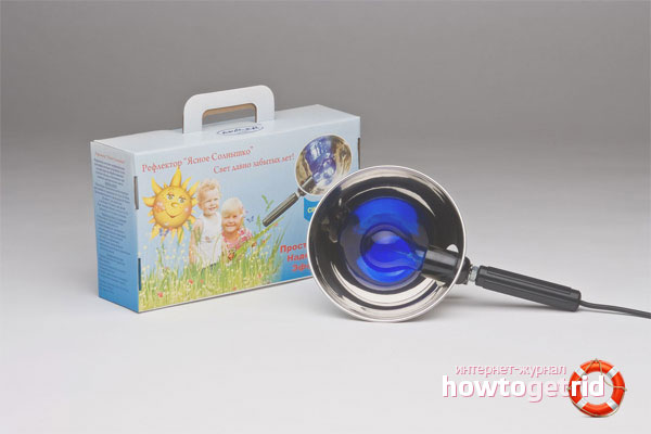 Lampe quartz bleu pour la maison