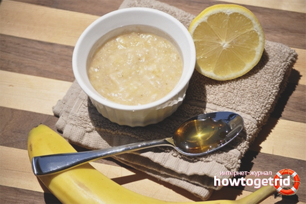 Masque au miel de banane