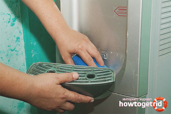 Nettoyage des pièces amovibles du refroidisseur