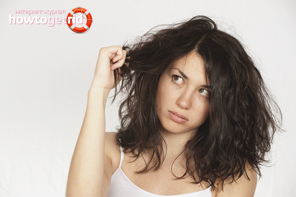 Comment se débarrasser des cheveux secs