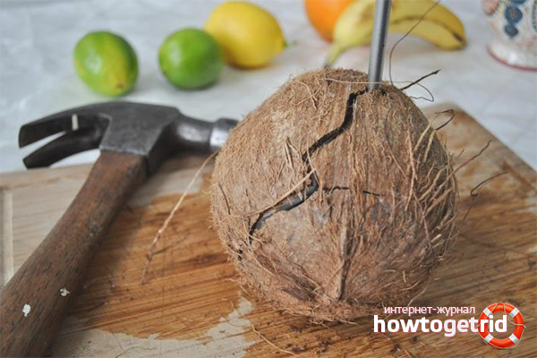 Comment ouvrir une noix de coco