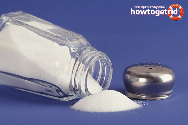 Sel comestible pour nettoyer les perles