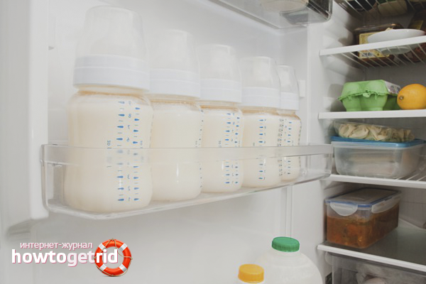 Planche de stockage et de chauffage du lait maternel