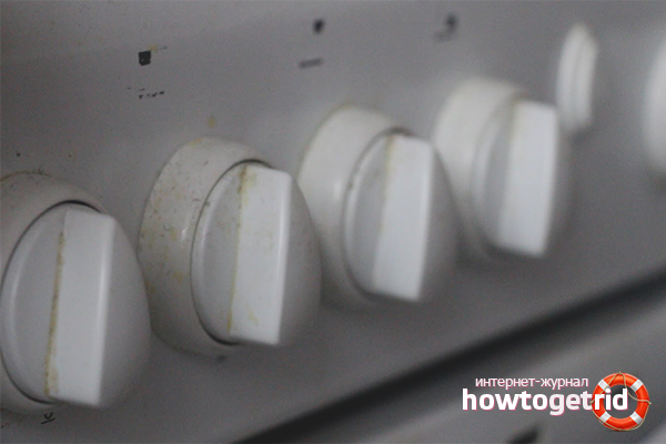 Comment nettoyer les poignées d'une cuisinière à gaz