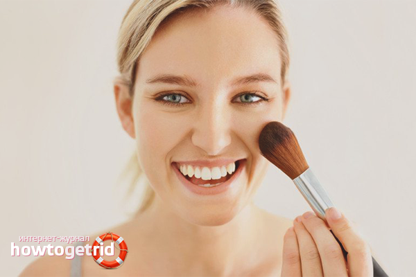 Cosmétiques masquant l'acné