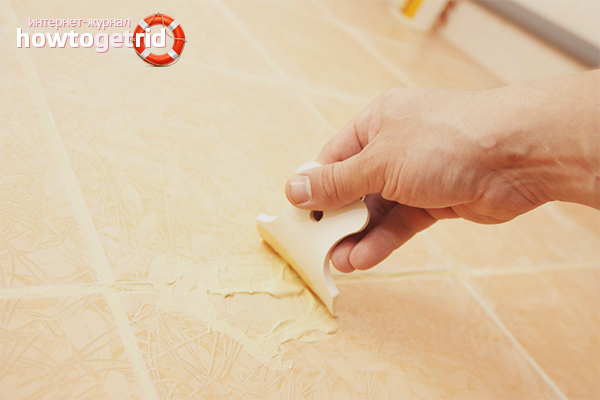 Comment jointoyer des joints sur une tuile