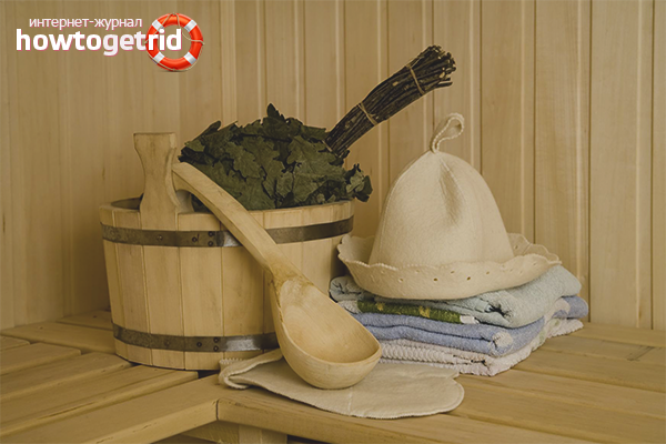 Quoi apporter avec vous dans un bain russe