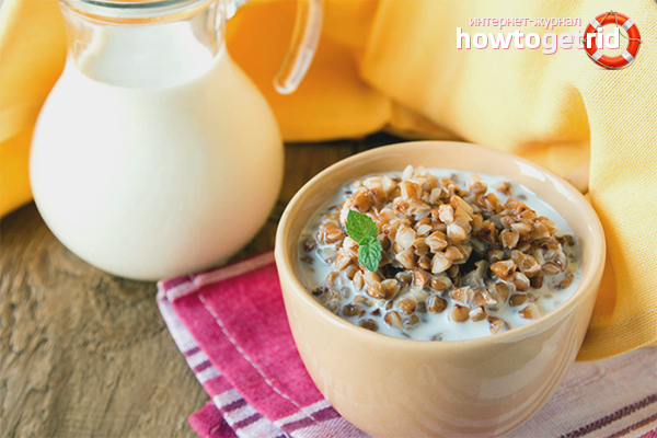 Technique de perte de poids au kéfir et au sarrasin