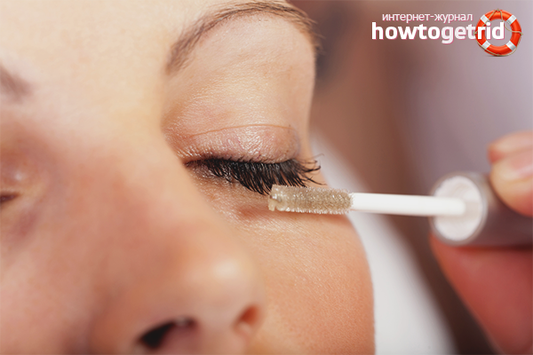 Huiles d'extension de cils