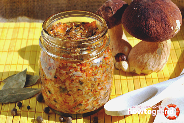 Caviar de champignons au jus de citron