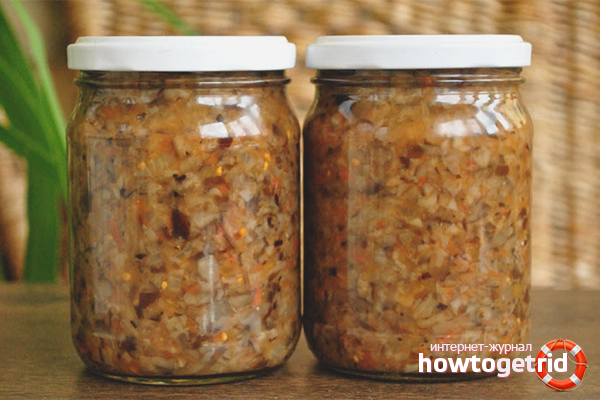 Caviar de champignons au vinaigre