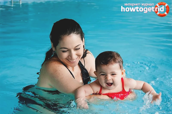 Apprenez à nager bébé