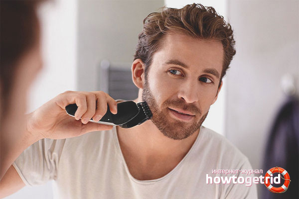 Rasage pour une barbe épaisse