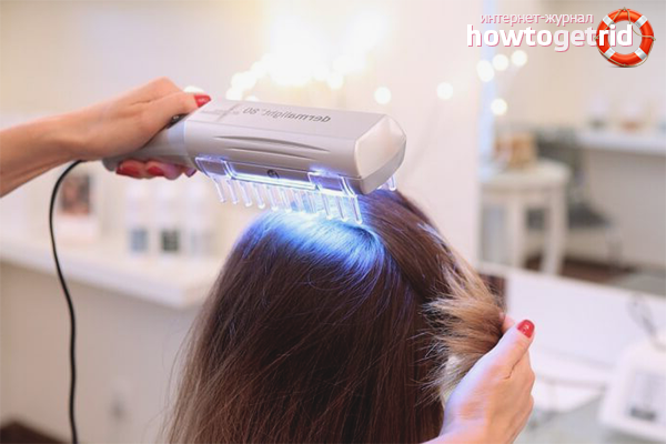 Darsonvalisation des cheveux