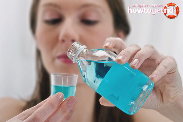 Comment se rincer la bouche avec une maladie des gencives