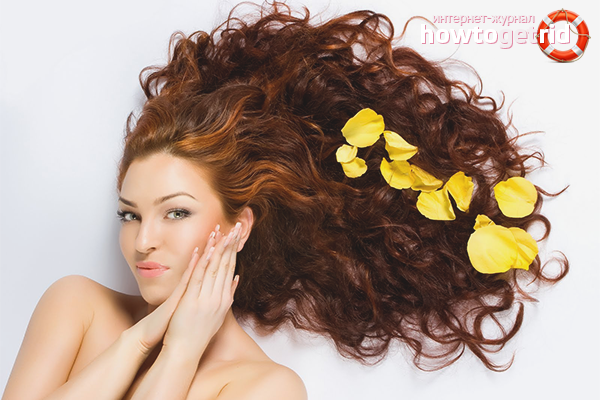 Produits de soins capillaires en automne