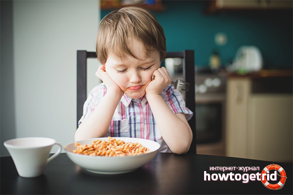 Que faire si l'enfant ne veut pas manger