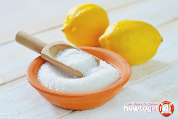 Mincir l'acide citrique