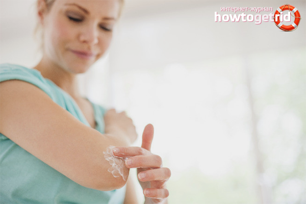 Peau sèche sur les coudes