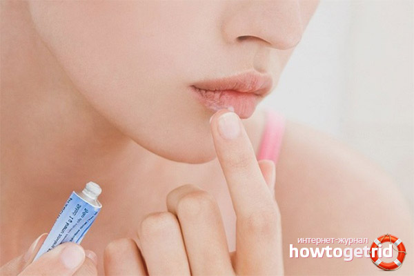 Soin des lèvres sèches