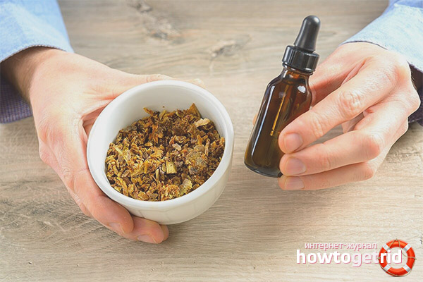 Traitement avec de la teinture de propolis