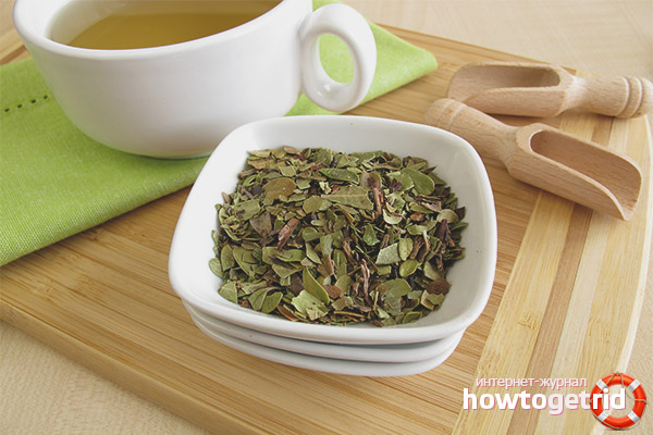 Traitement de la prostatite à la busserole