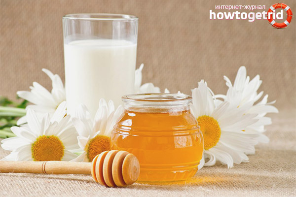 Miel au lait contre la toux