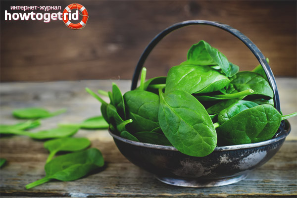 Épinards pendant la grossesse