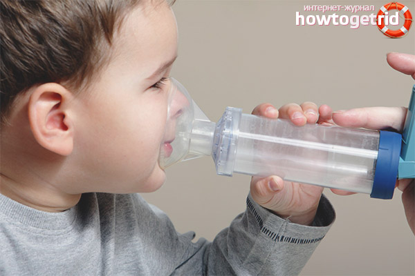 Inhalation avec un nébuliseur