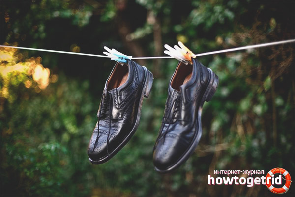 Comment sécher les chaussures à l'intérieur