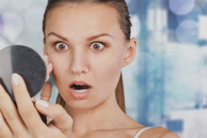 Acné après desquamation