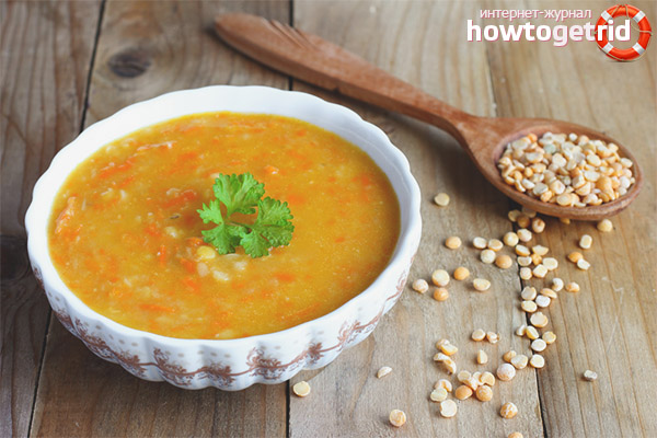 Soupe minceur aux pois