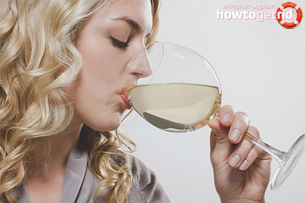 L'effet du vin blanc sec sur les femmes