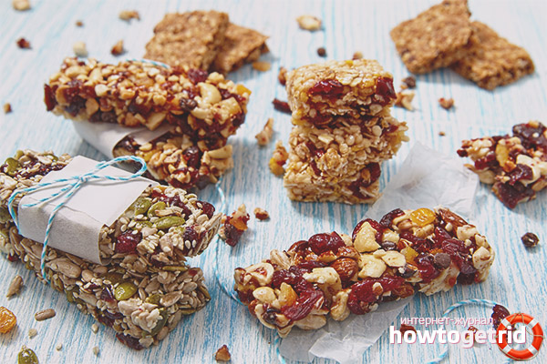 L'effet des barres de muesli sur le corps