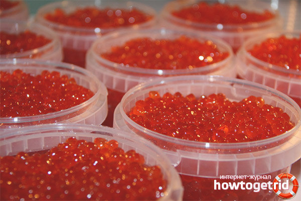 Règles pour choisir le caviar rouge