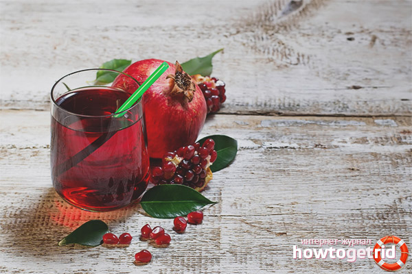 L'introduction du jus de grenade dans l'alimentation d'un enfant